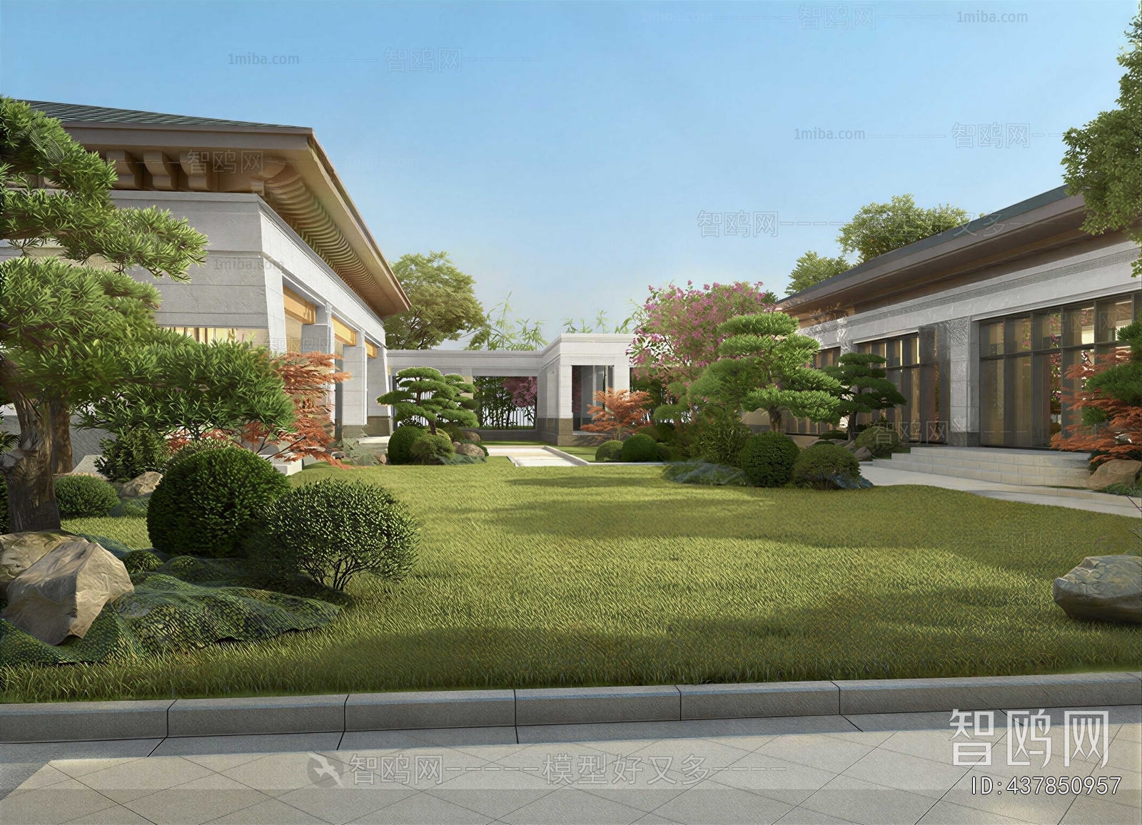 New Chinese Style Courtyard/landscape