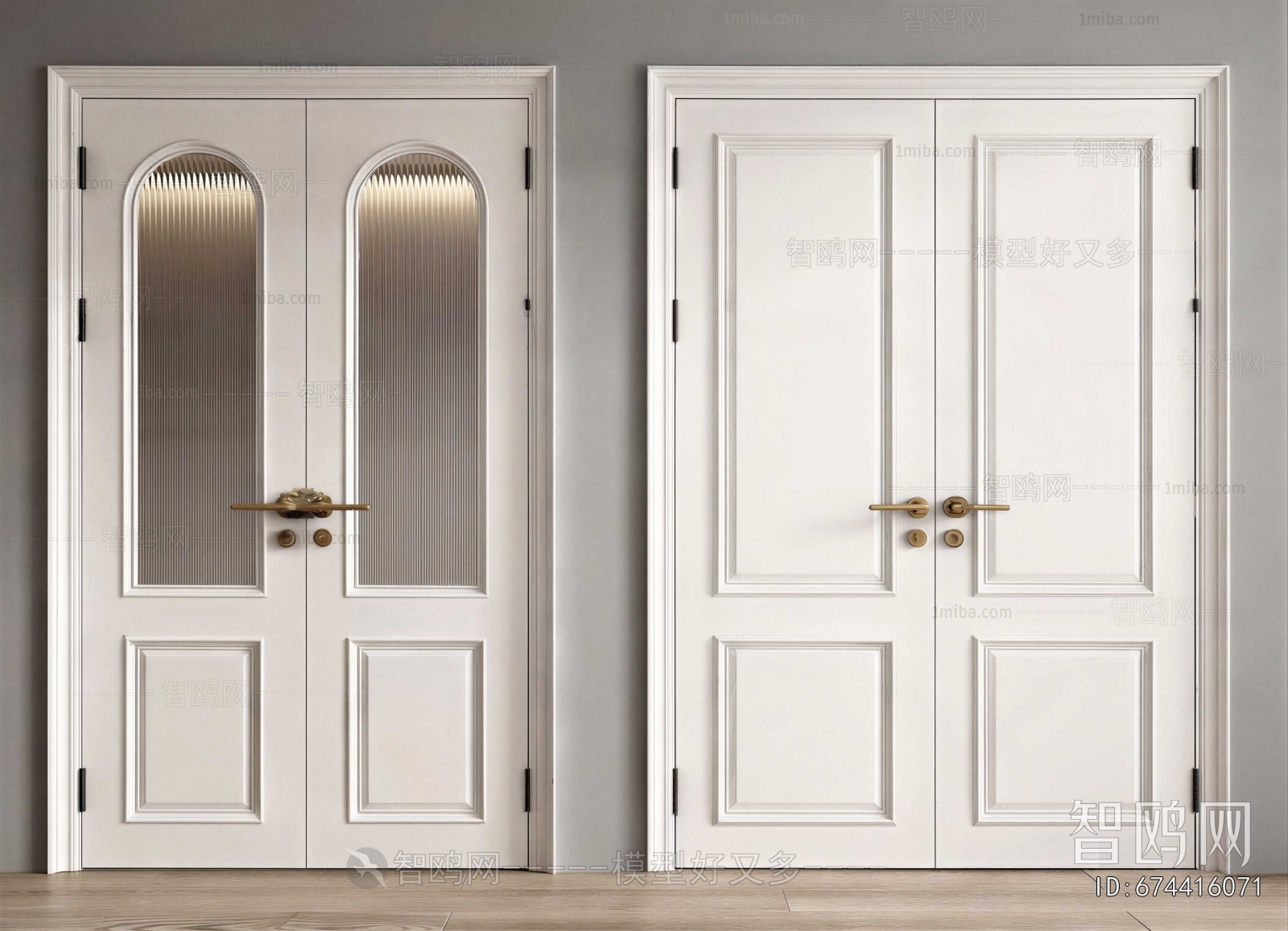 French Style Double Door