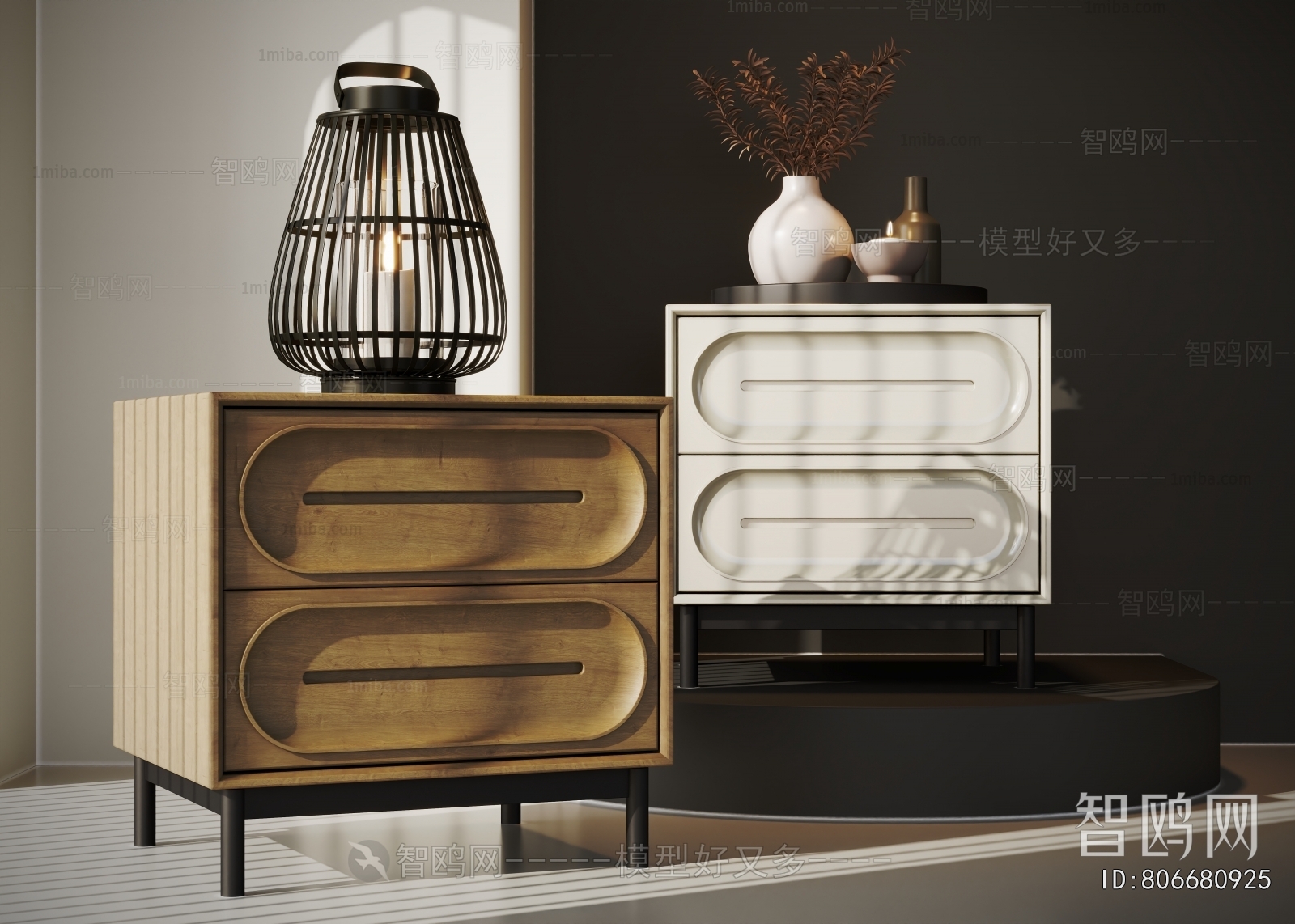 Modern Bedside Cupboard