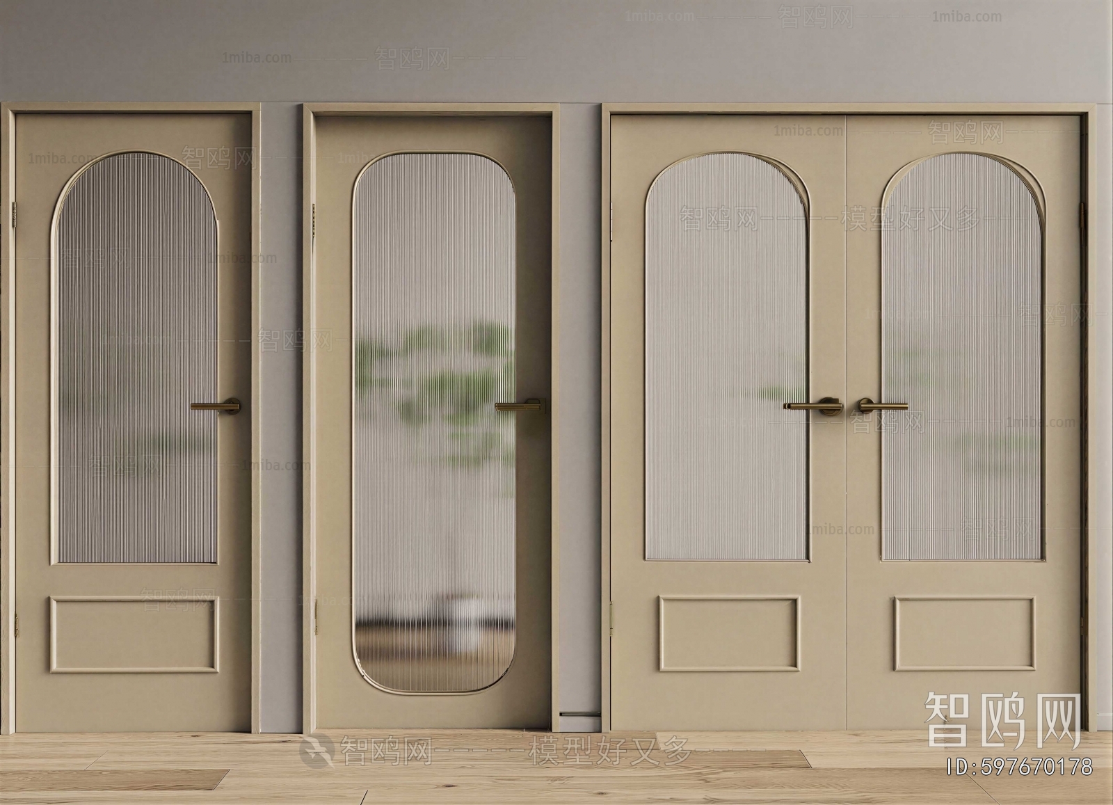 French Style Single Door