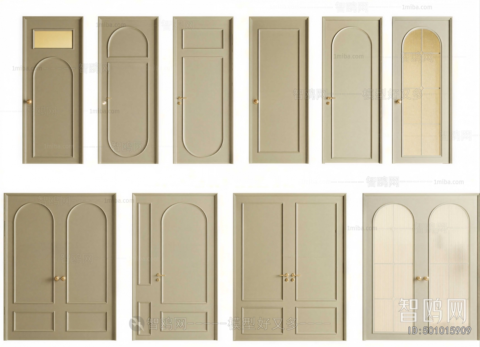 French Style Single Door