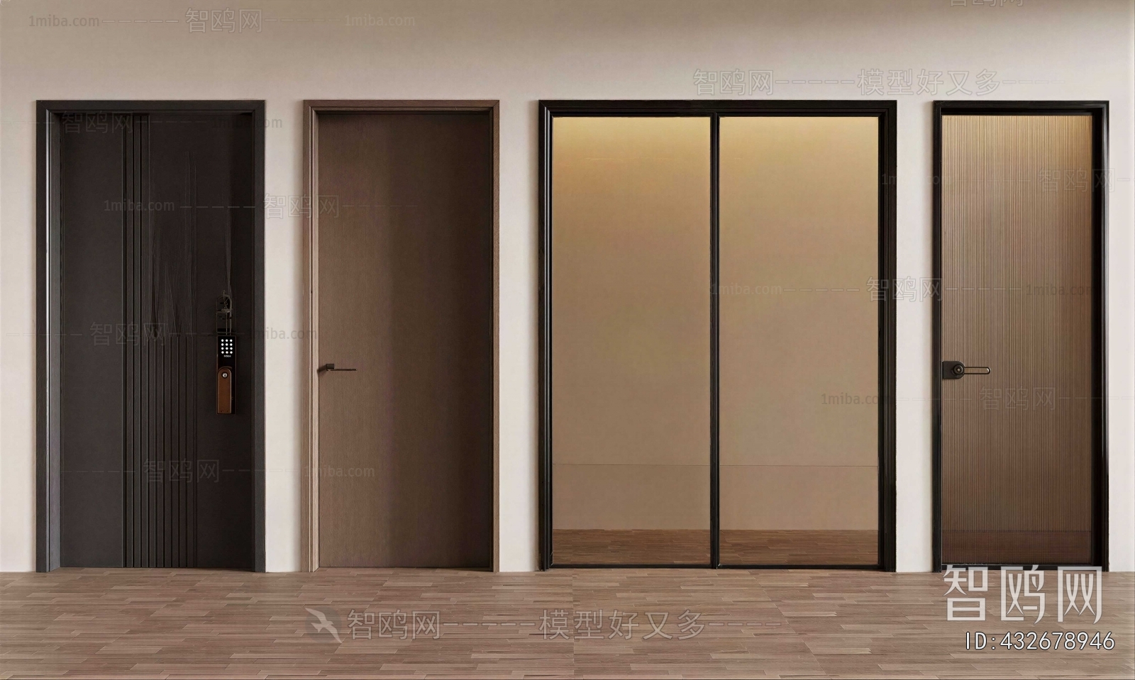 Modern Single Door