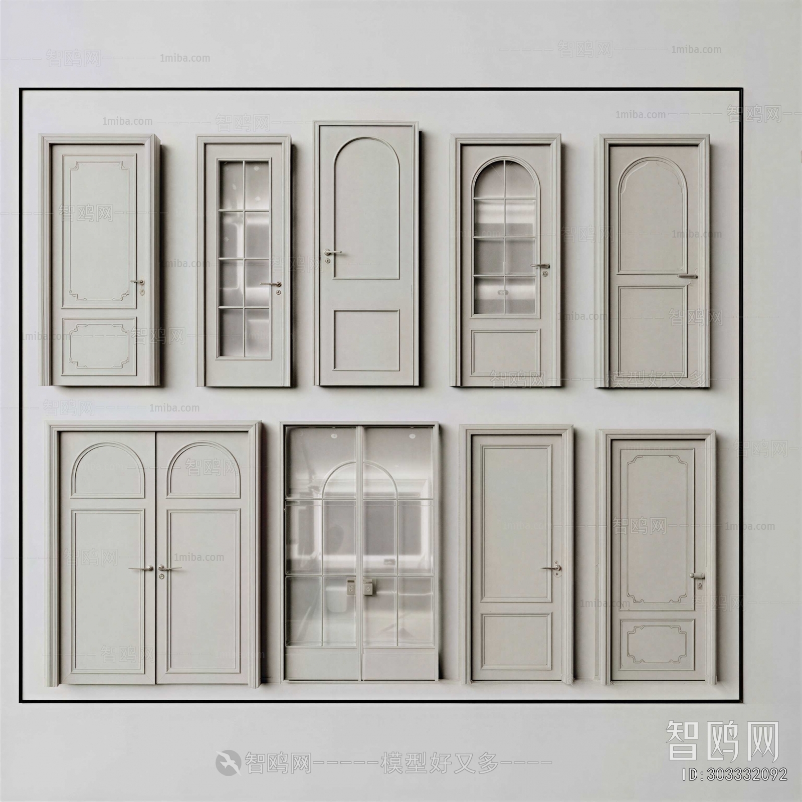 French Style Single Door