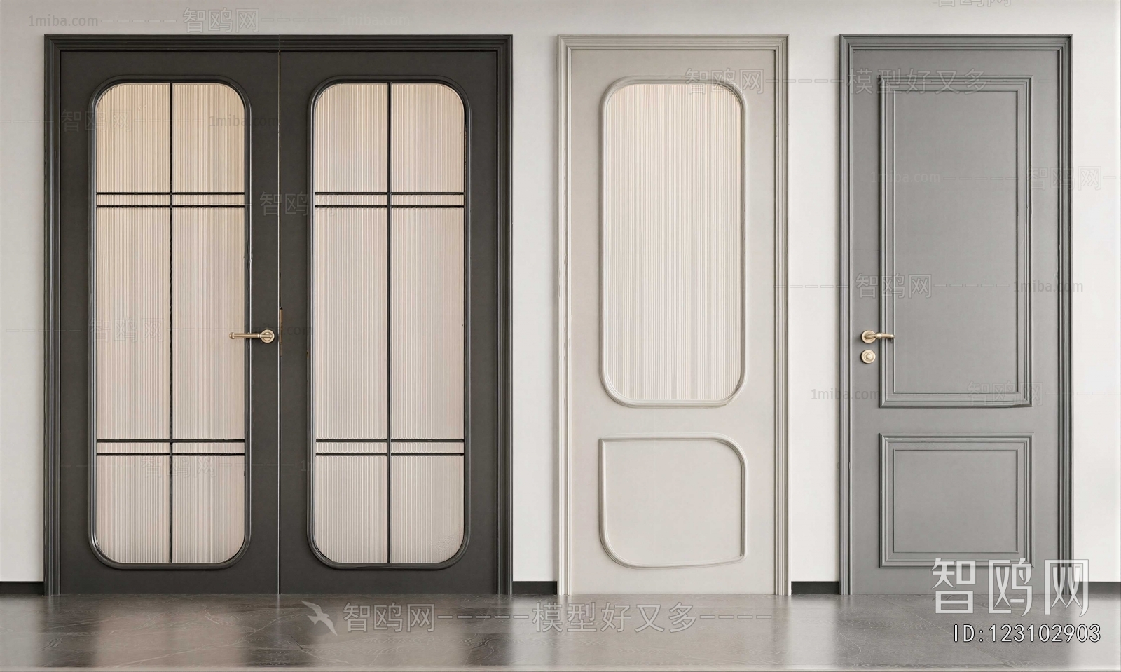 French Style Single Door