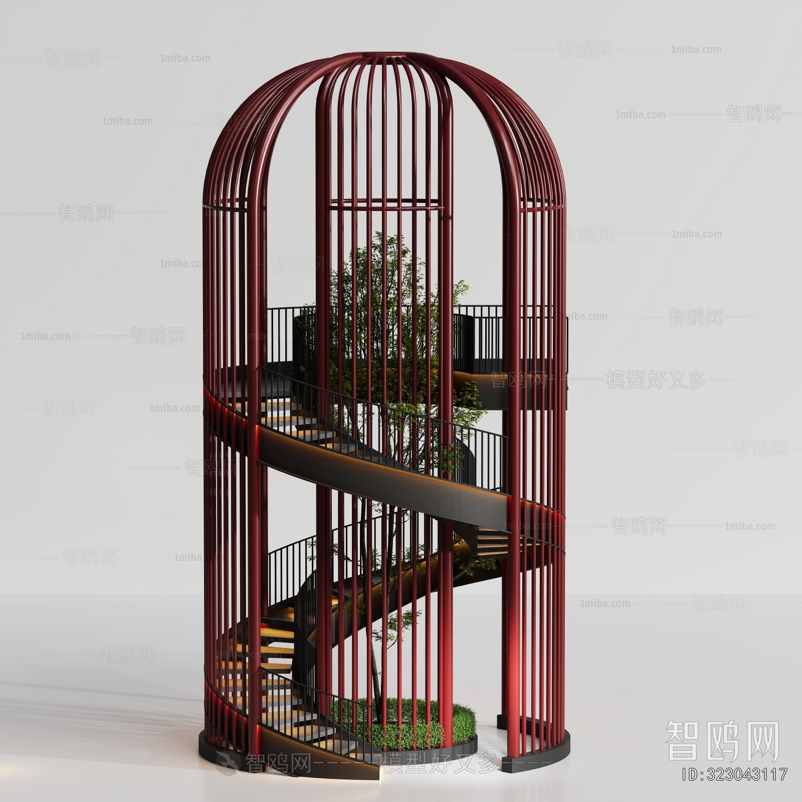 Modern Rotating Staircase