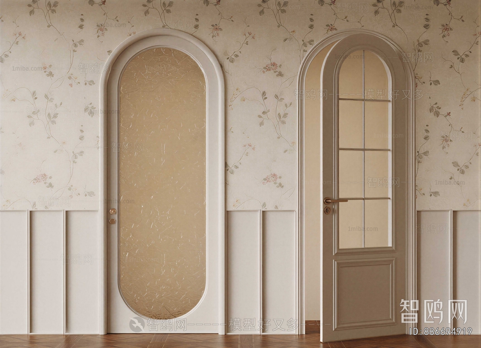 French Style Single Door