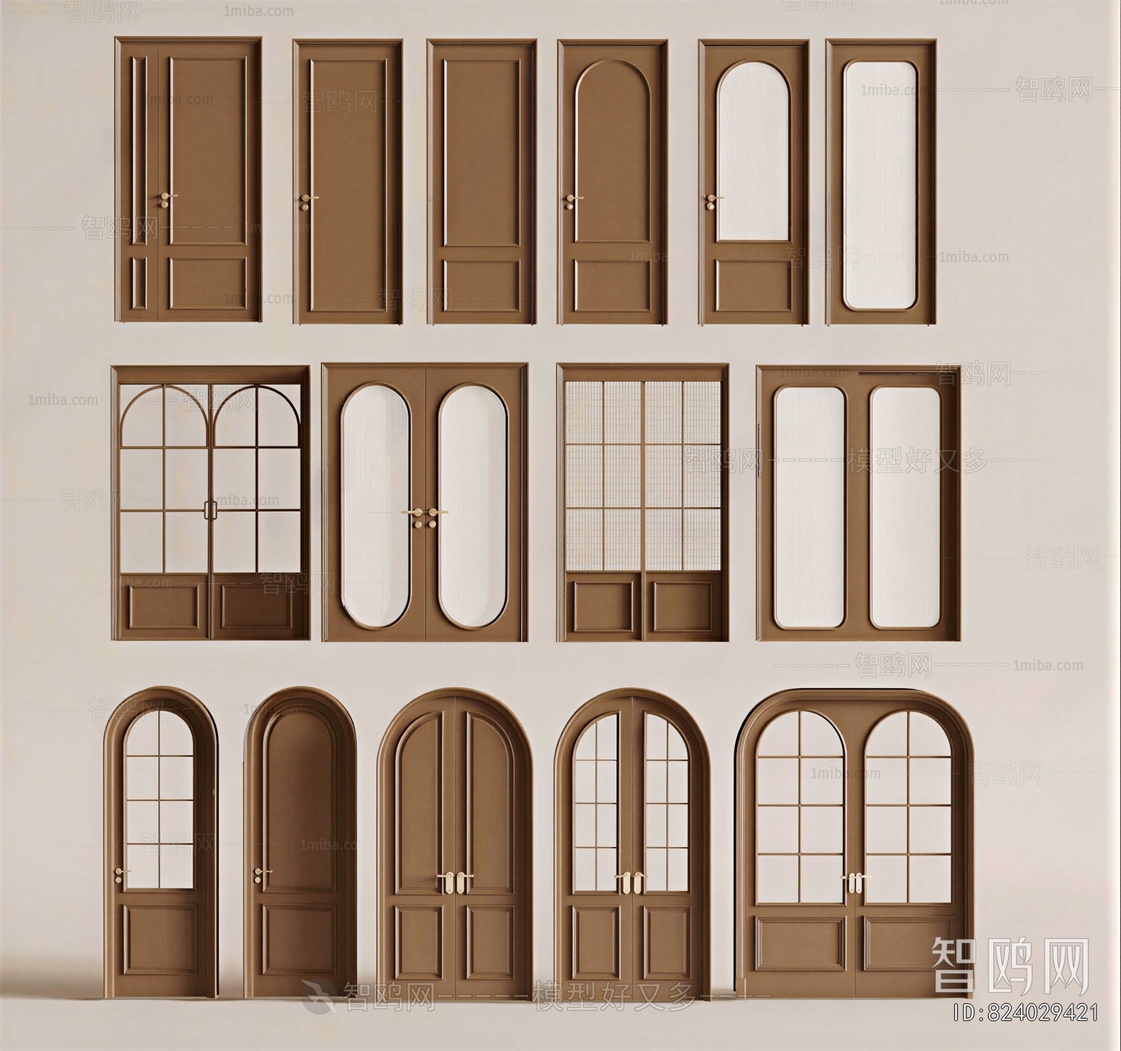 French Style Single Door