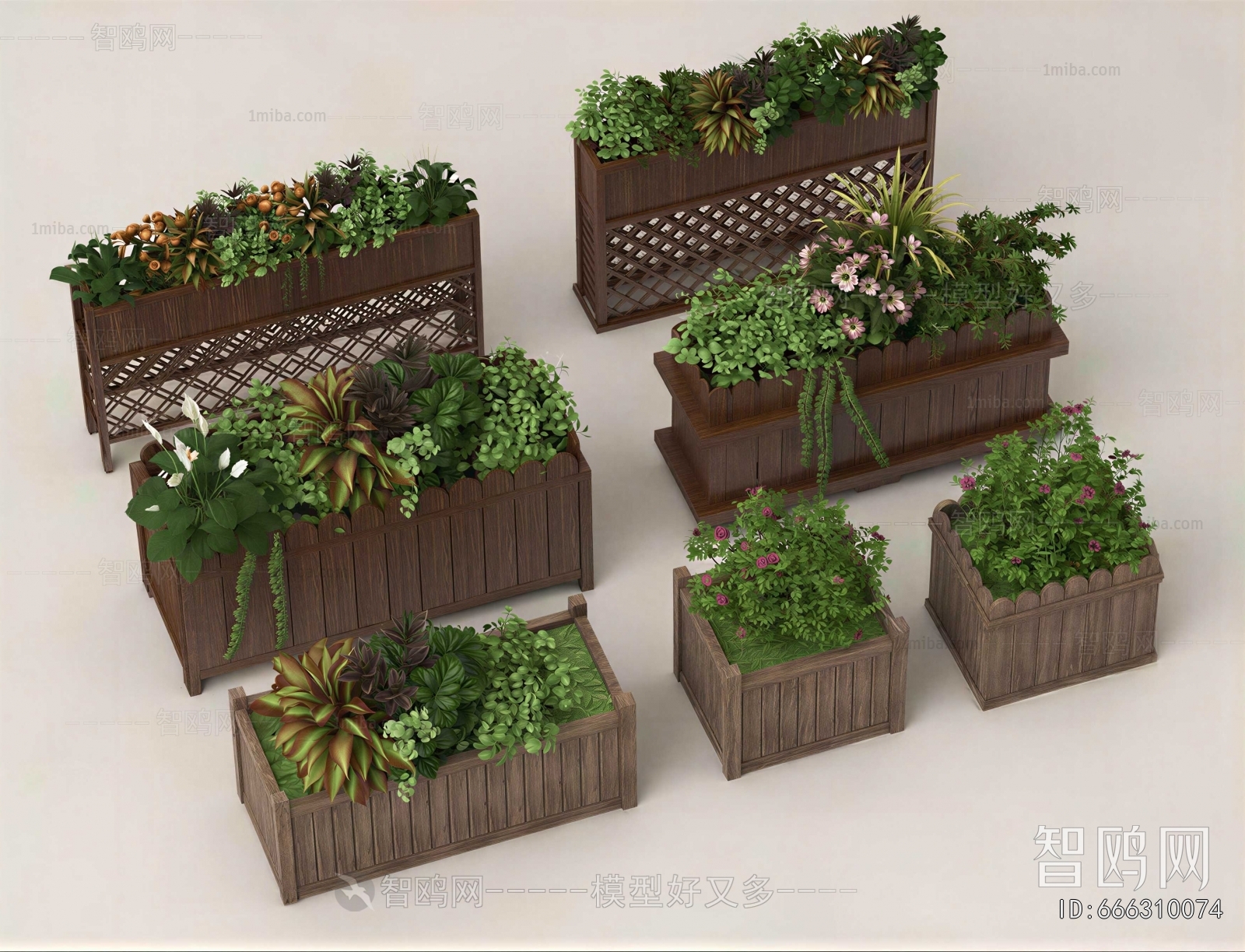 Modern Flower Bed, Flower Bowl, Flower Box