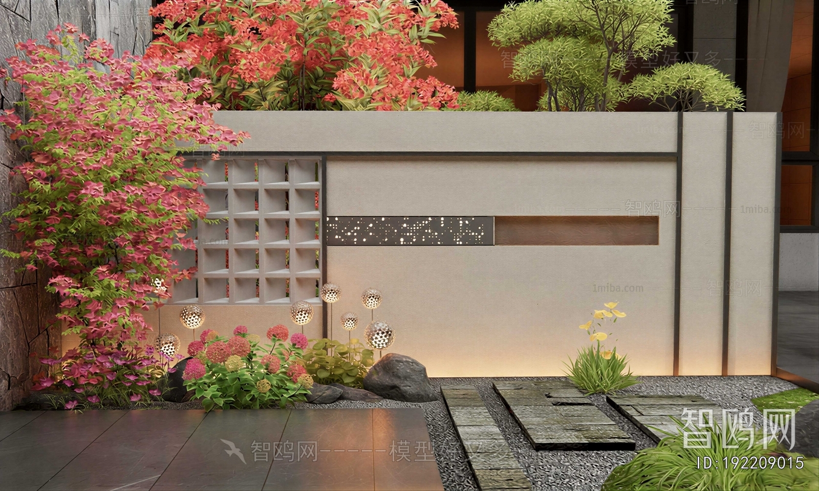 New Chinese Style Courtyard/landscape
