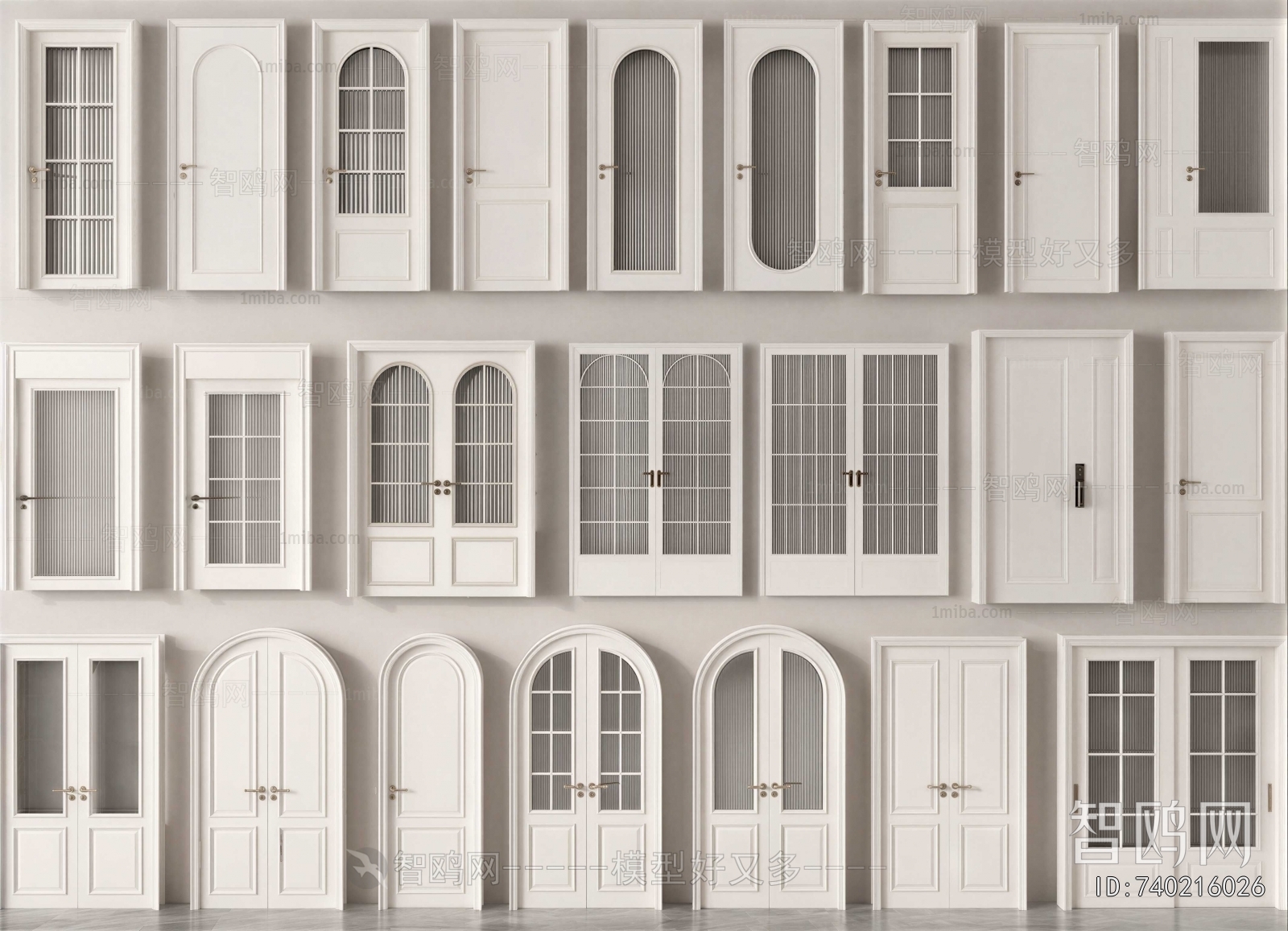 French Style Single Door