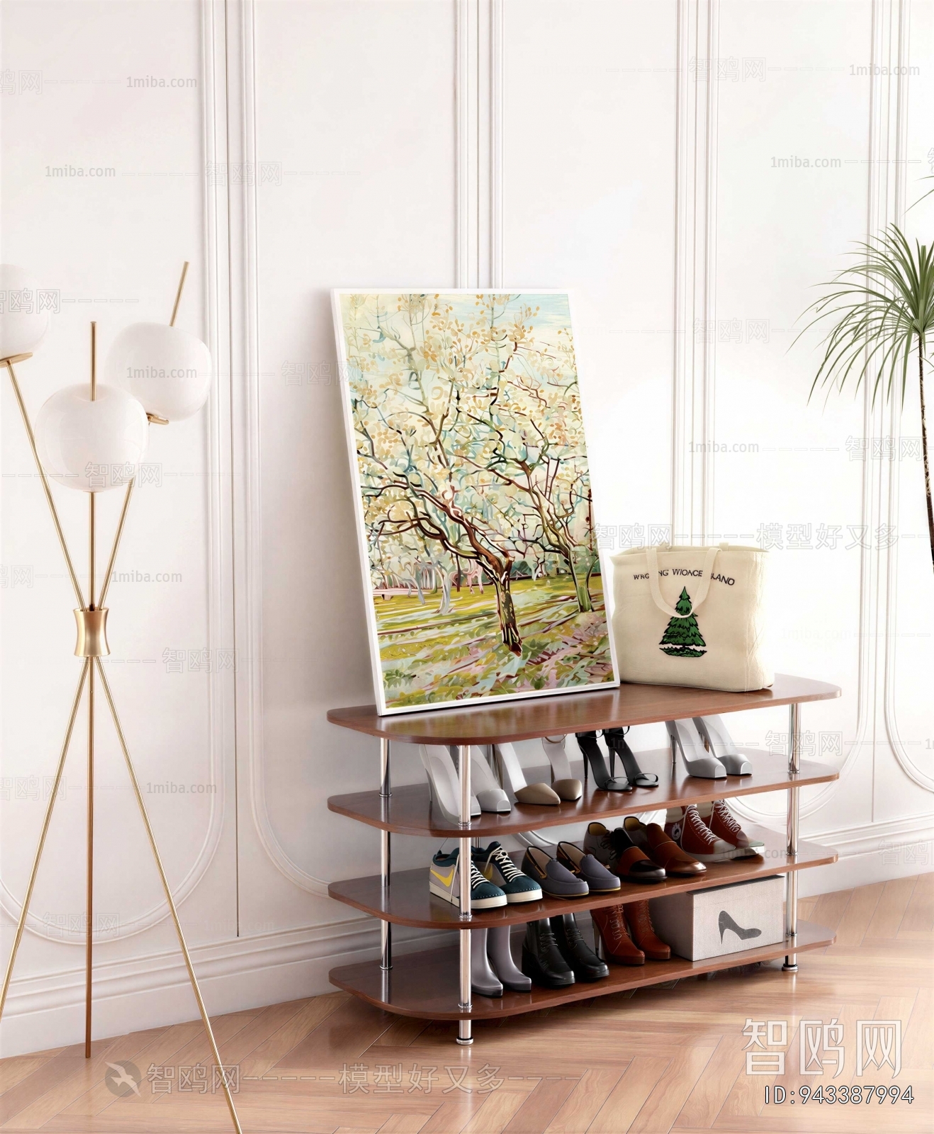 Modern Shoe Cabinet