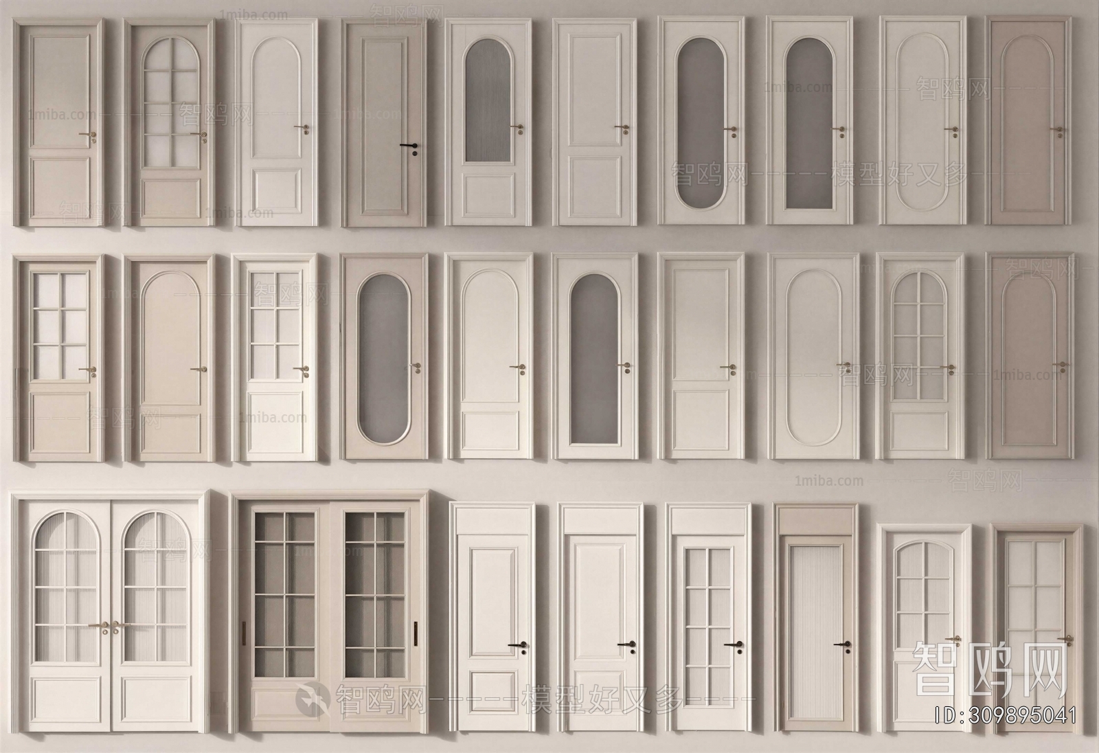 French Style Single Door