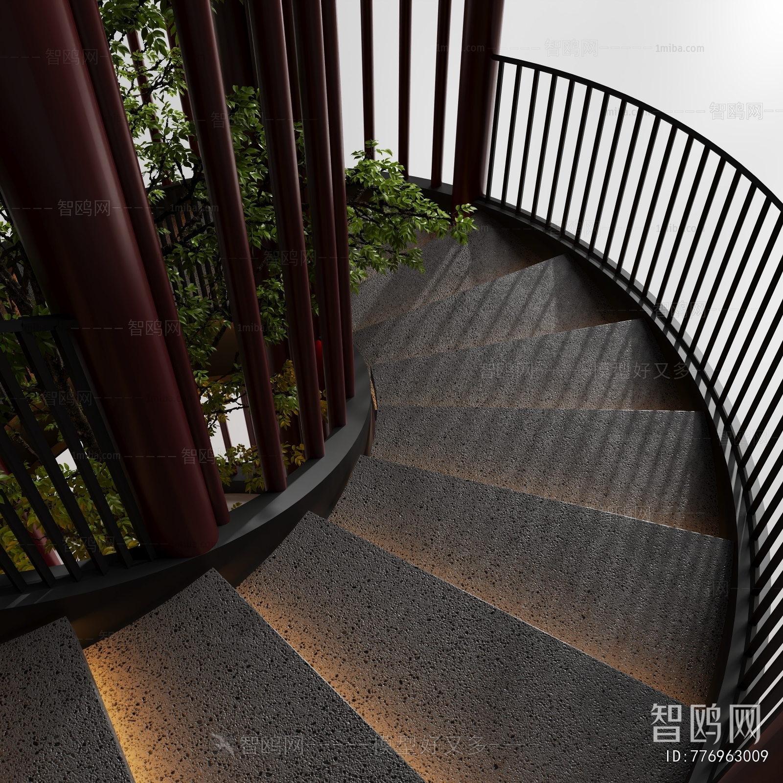 Modern Rotating Staircase