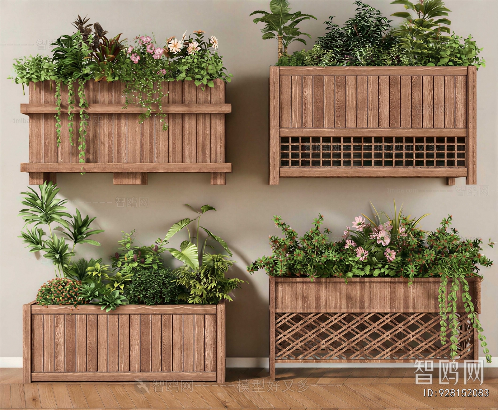 Modern Flower Bed, Flower Bowl, Flower Box