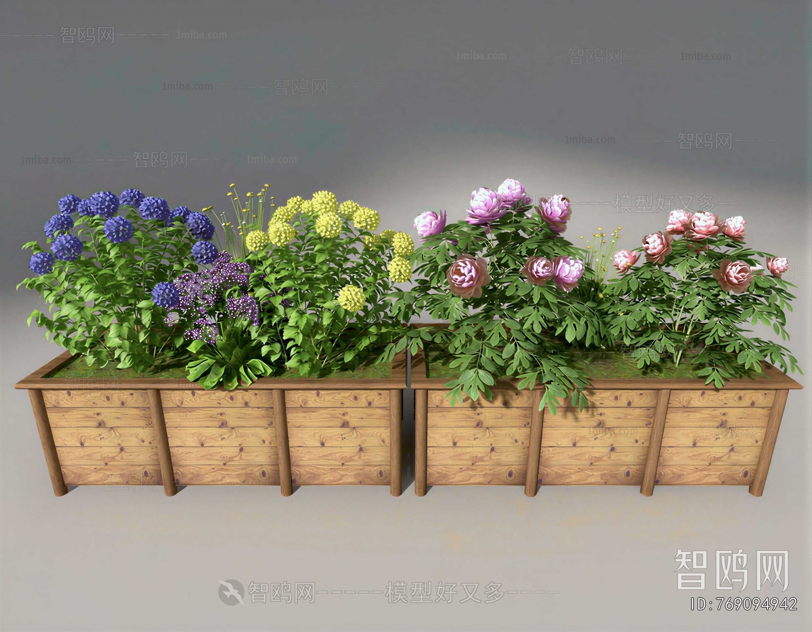 Modern Flower Bed, Flower Bowl, Flower Box