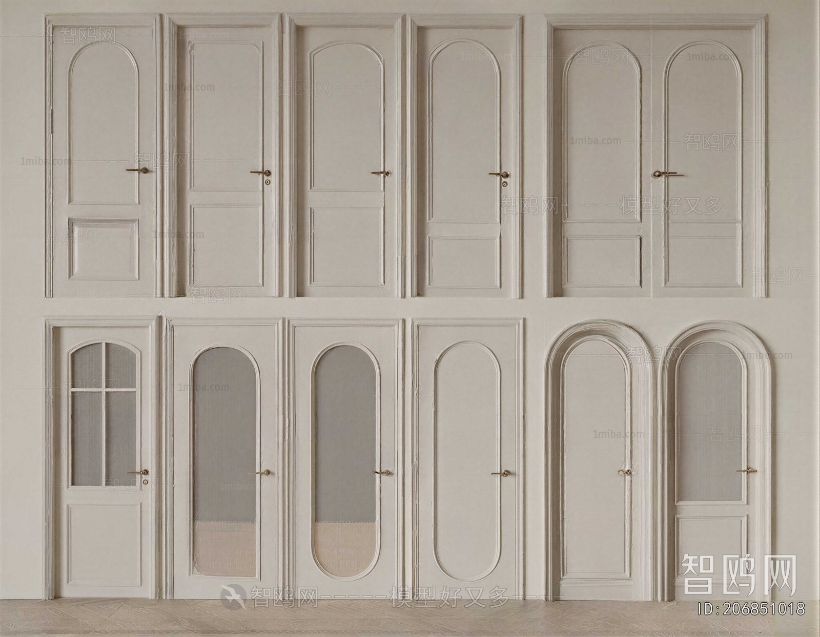 French Style Single Door