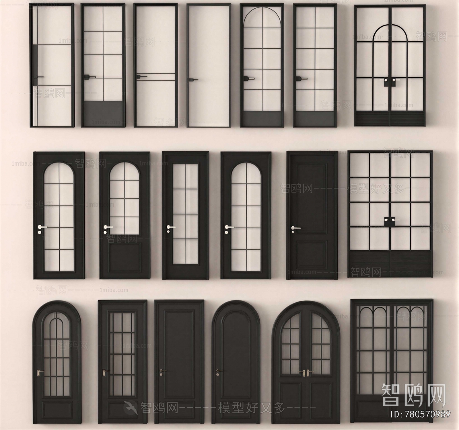 French Style Single Door