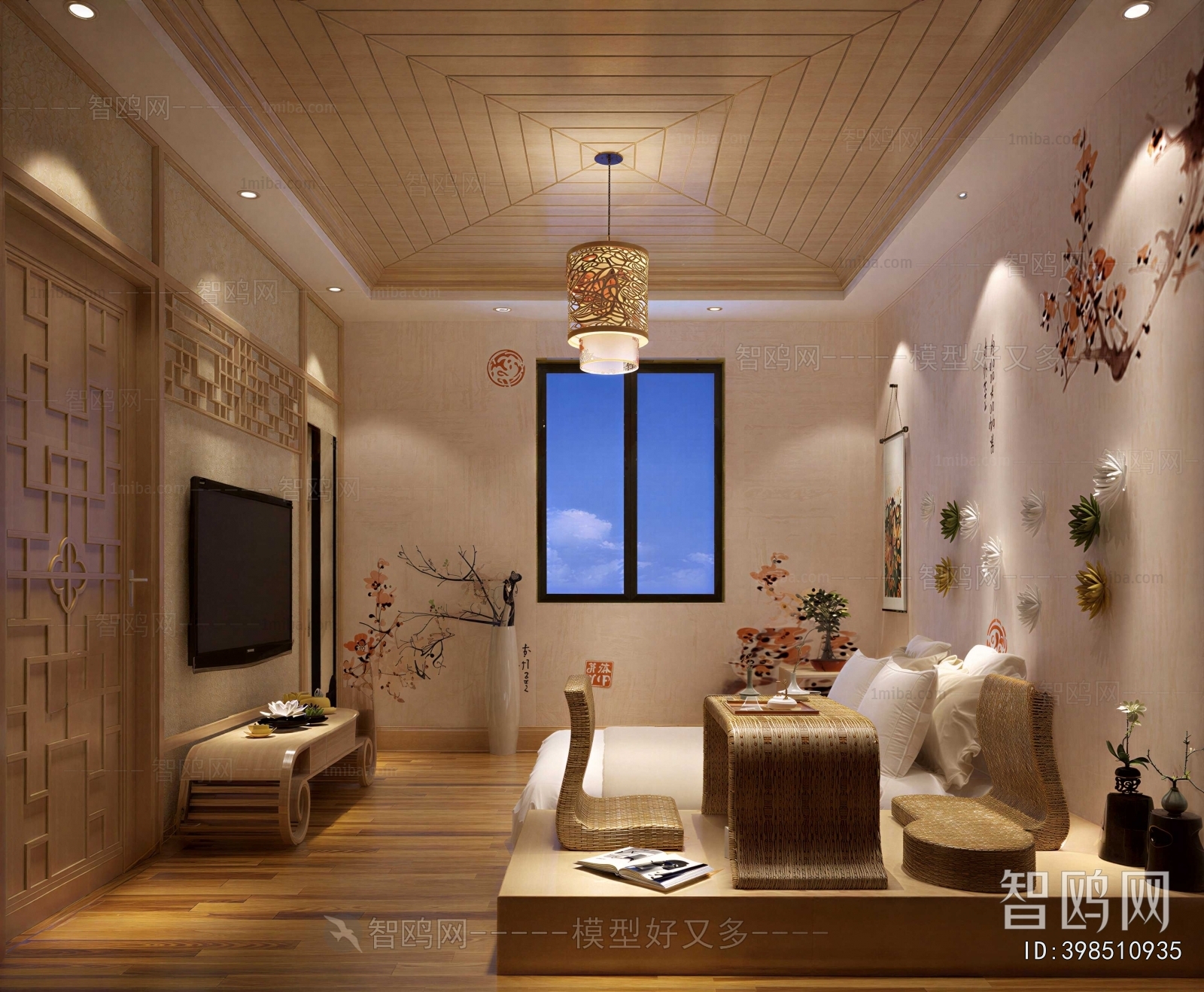 New Chinese Style Guest Room