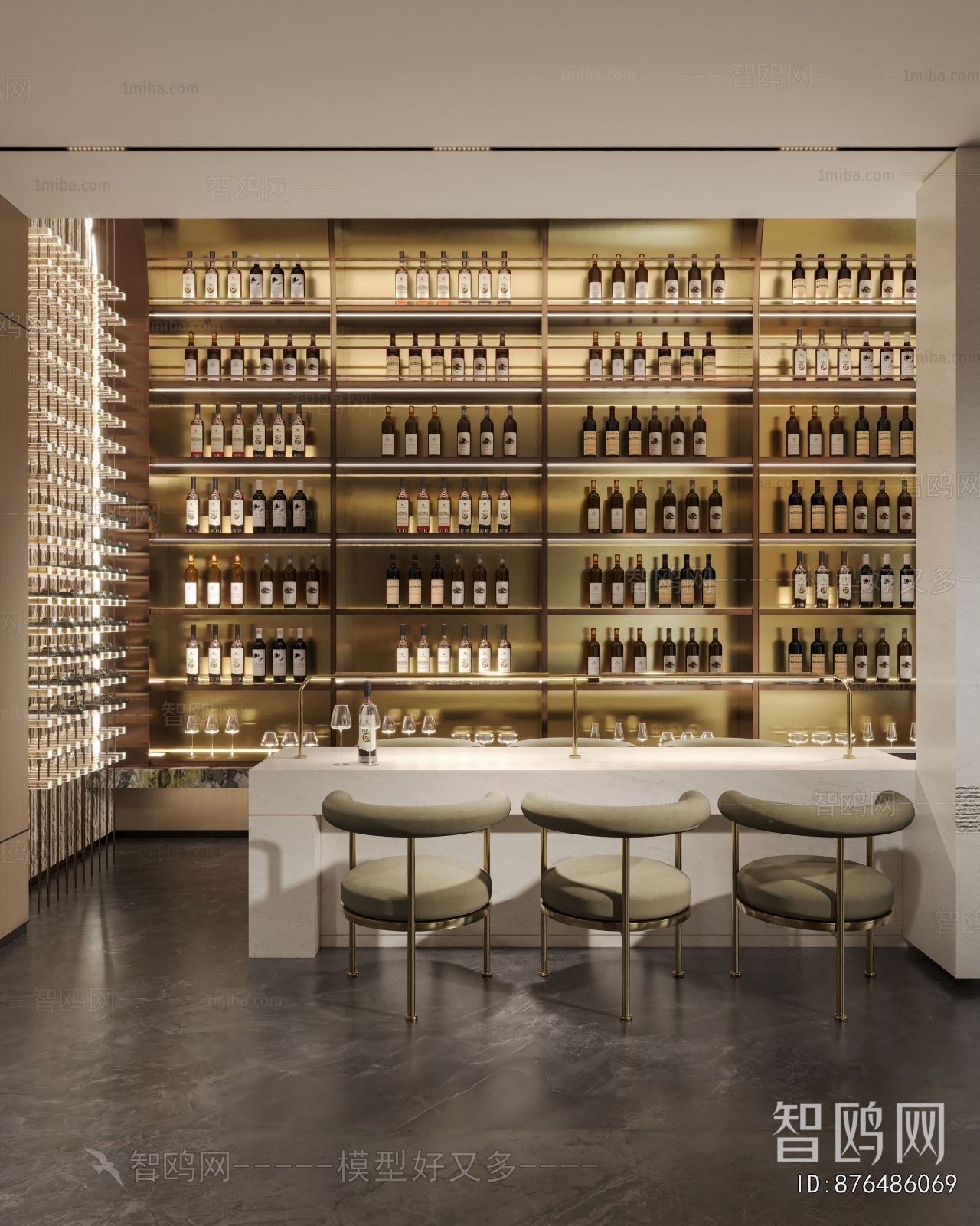 Modern Wine Cellar/Wine Tasting Room