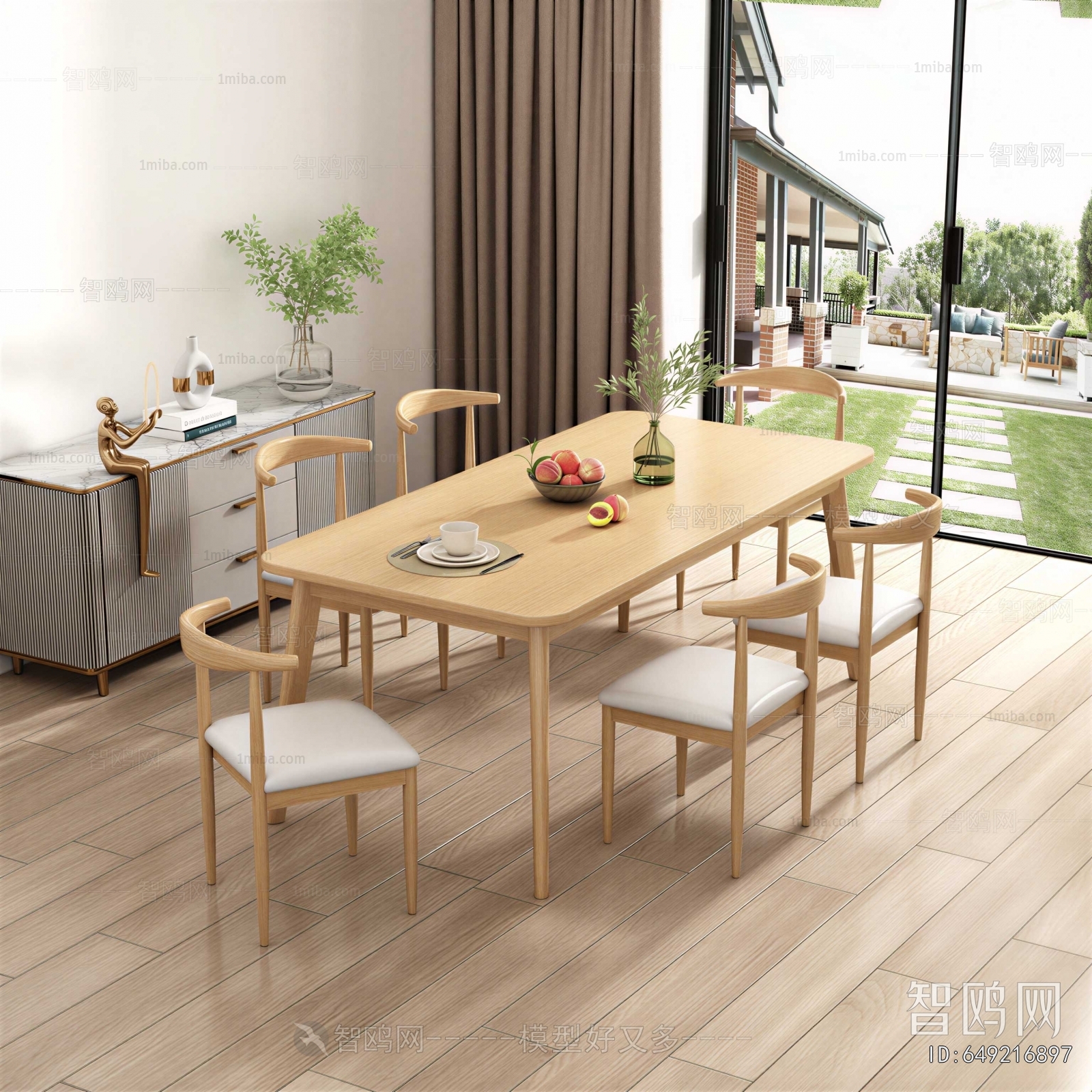 Nordic Style Dining Table And Chairs