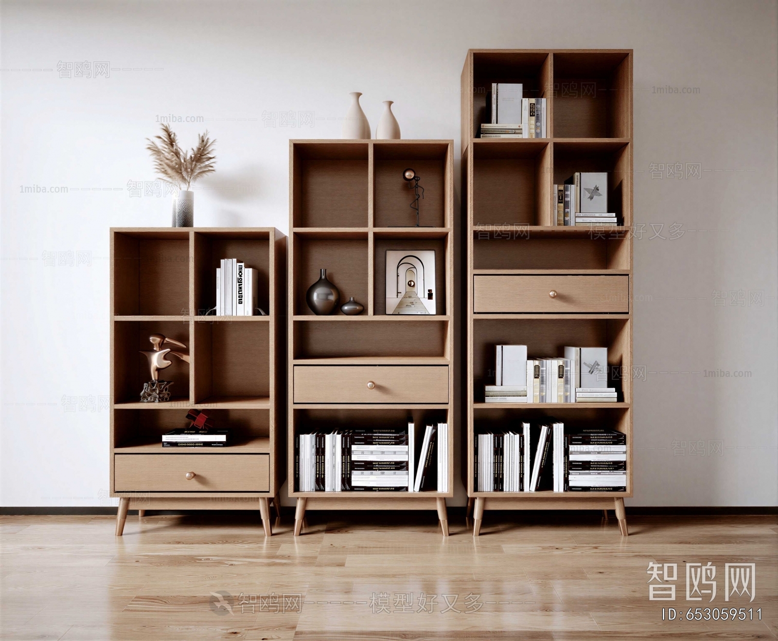 Nordic Style Bookcase