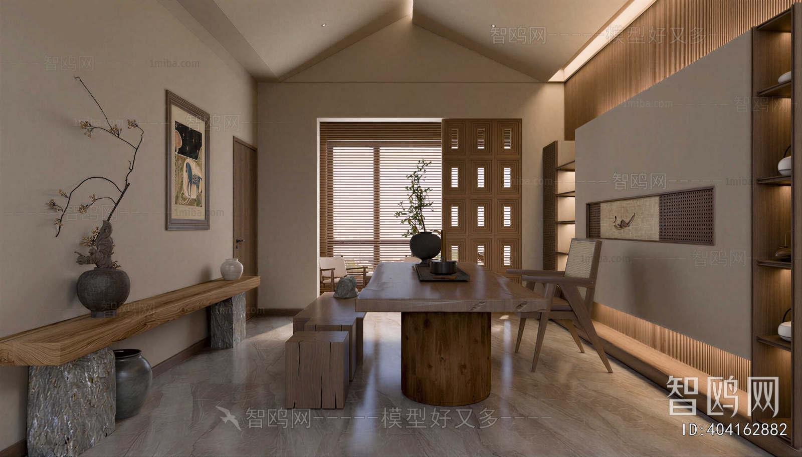 Wabi-sabi Style Tea House