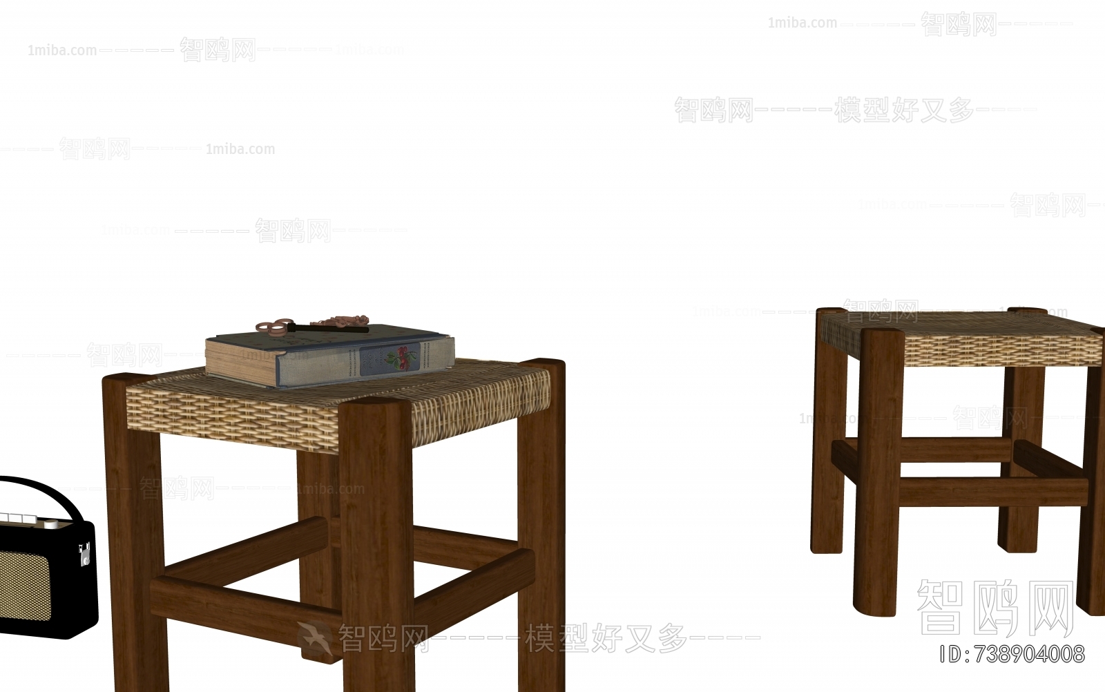 Wabi-sabi Style Stool