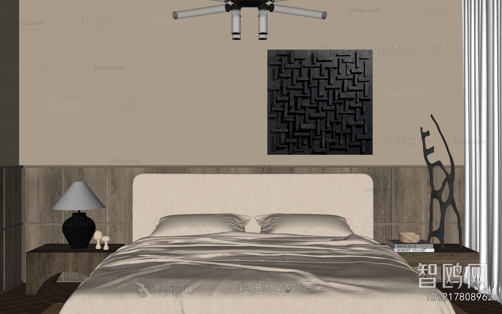 Wabi-sabi Style Bedroom