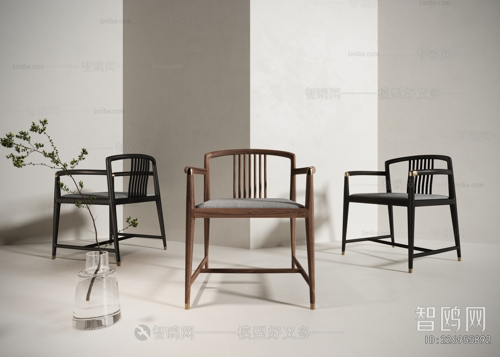 New Chinese Style Lounge Chair