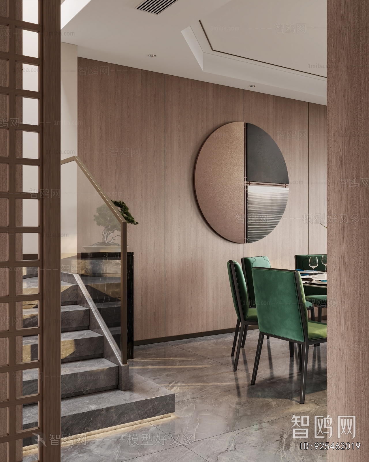 New Chinese Style Dining Room