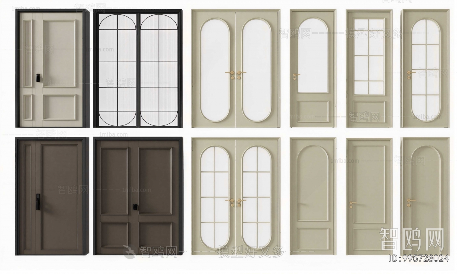 French Style Single Door