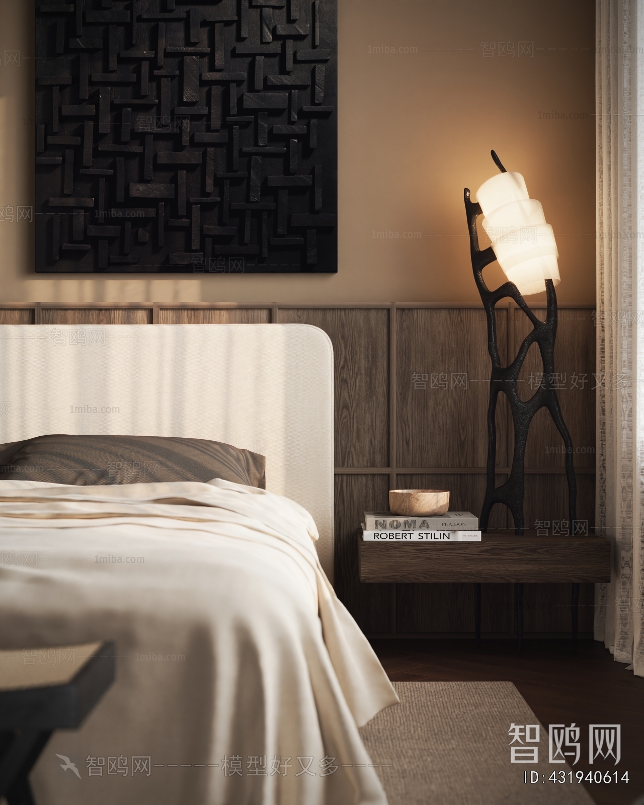 Wabi-sabi Style Bedroom