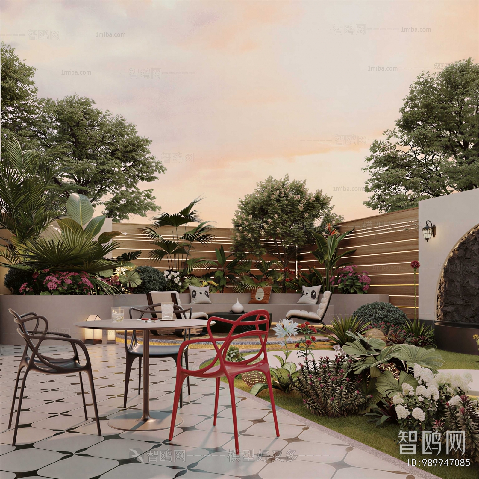 Modern Courtyard/landscape