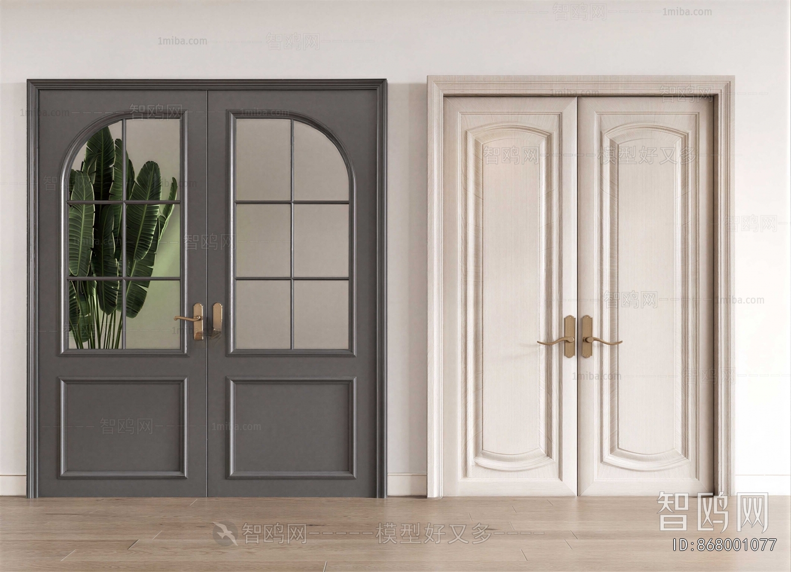 French Style Double Door