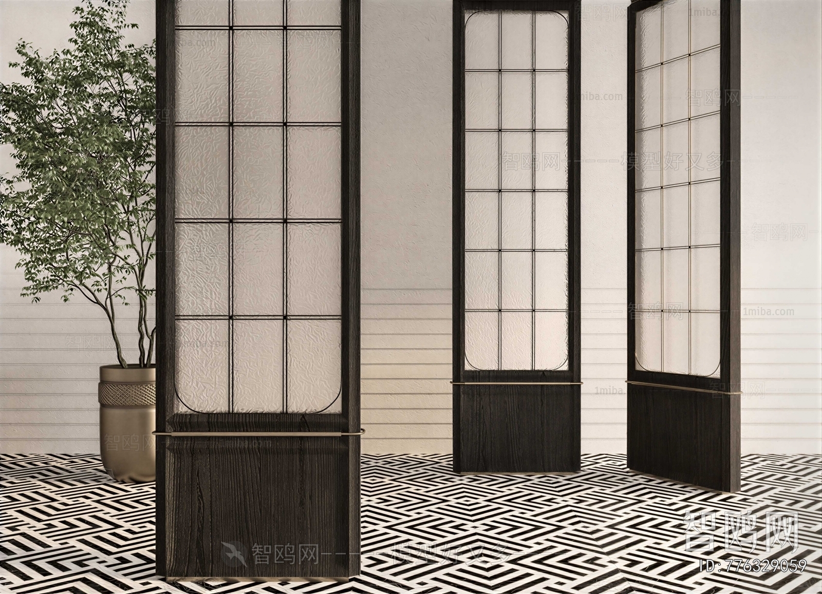 Modern Glass Screen Partition