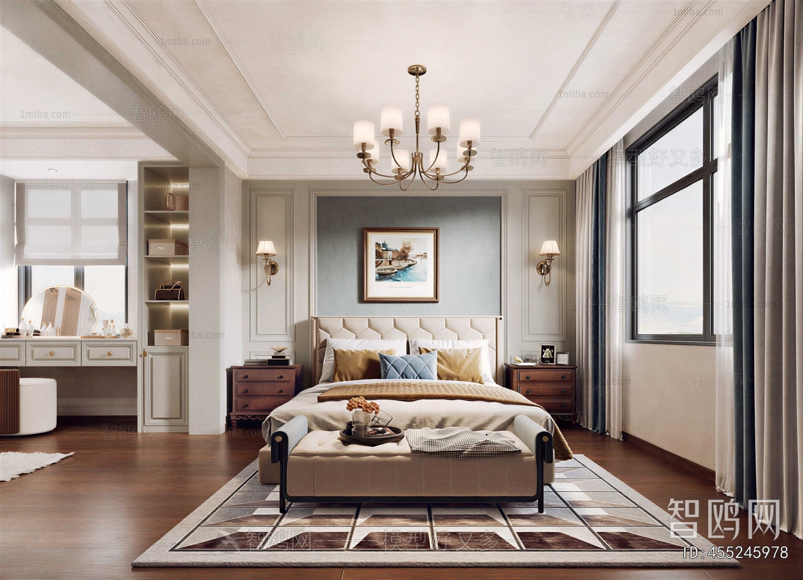 American Style Bedroom