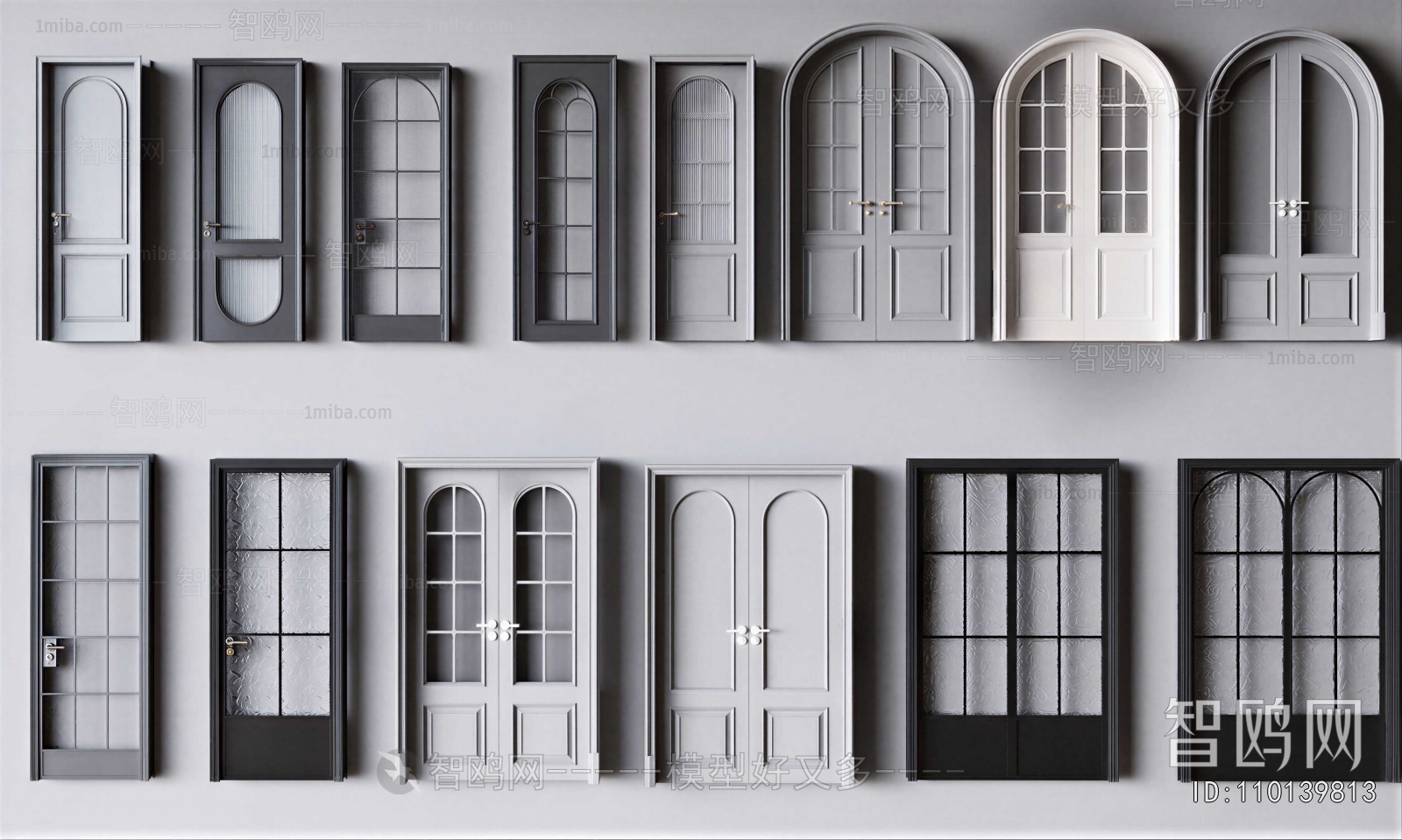 French Style Single Door