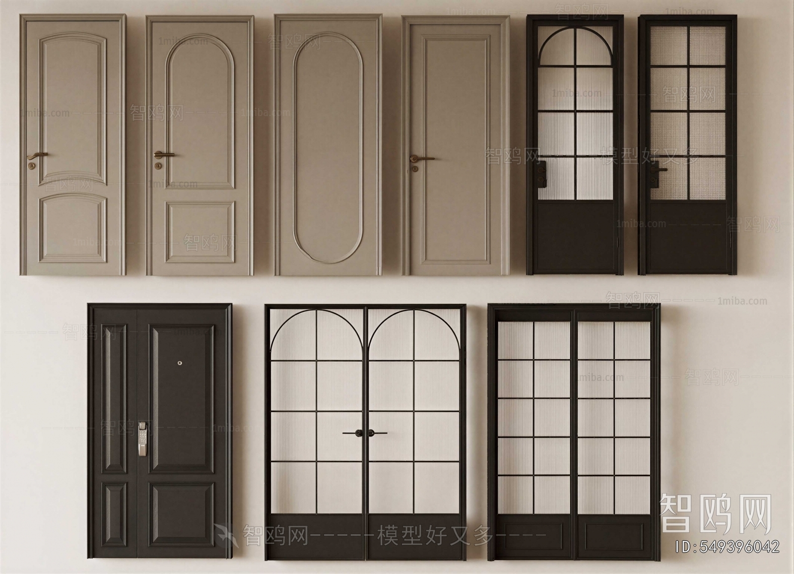 French Style Single Door