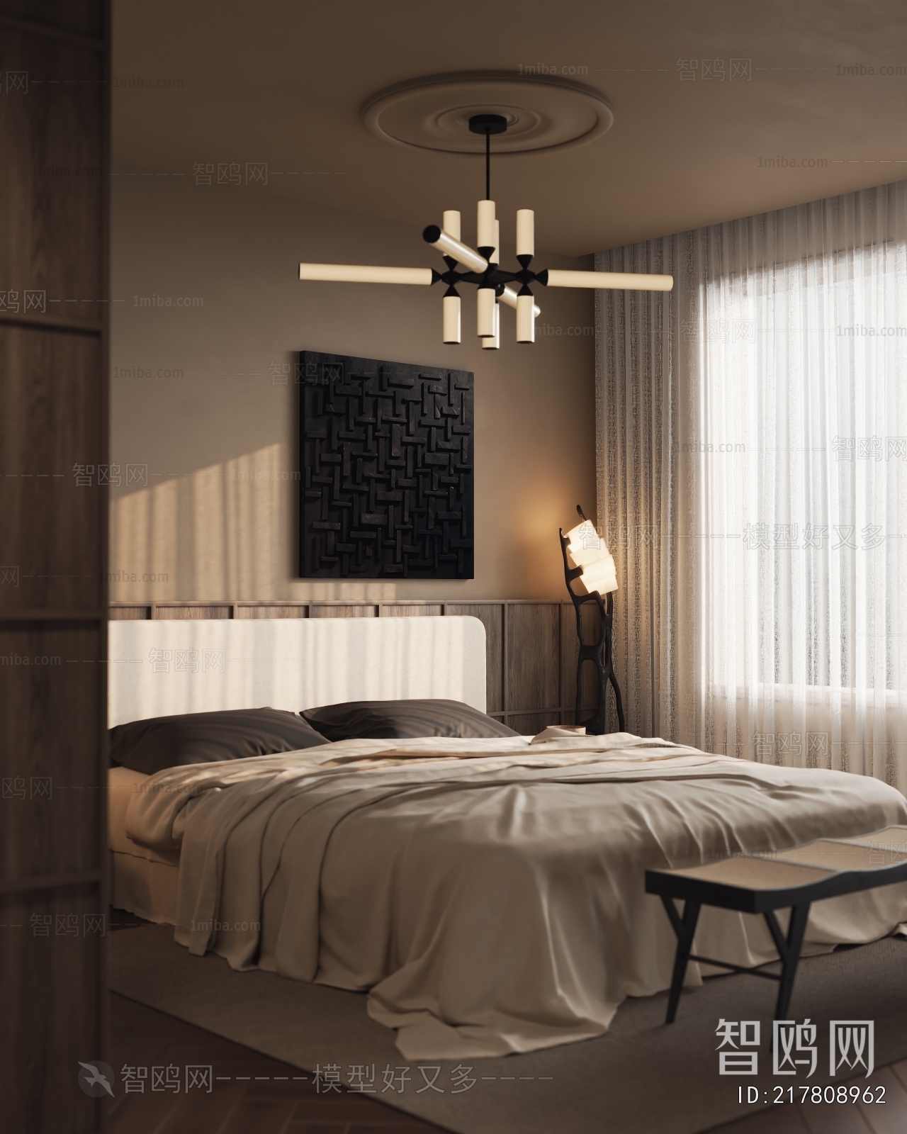 Wabi-sabi Style Bedroom