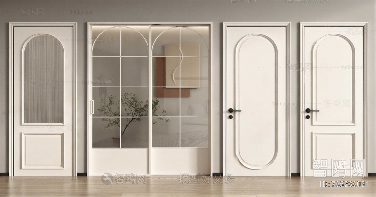 French Style Single Door