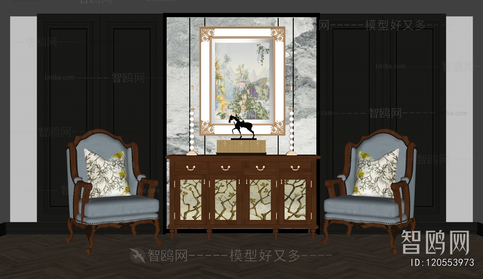 European Style Entrance Cabinet