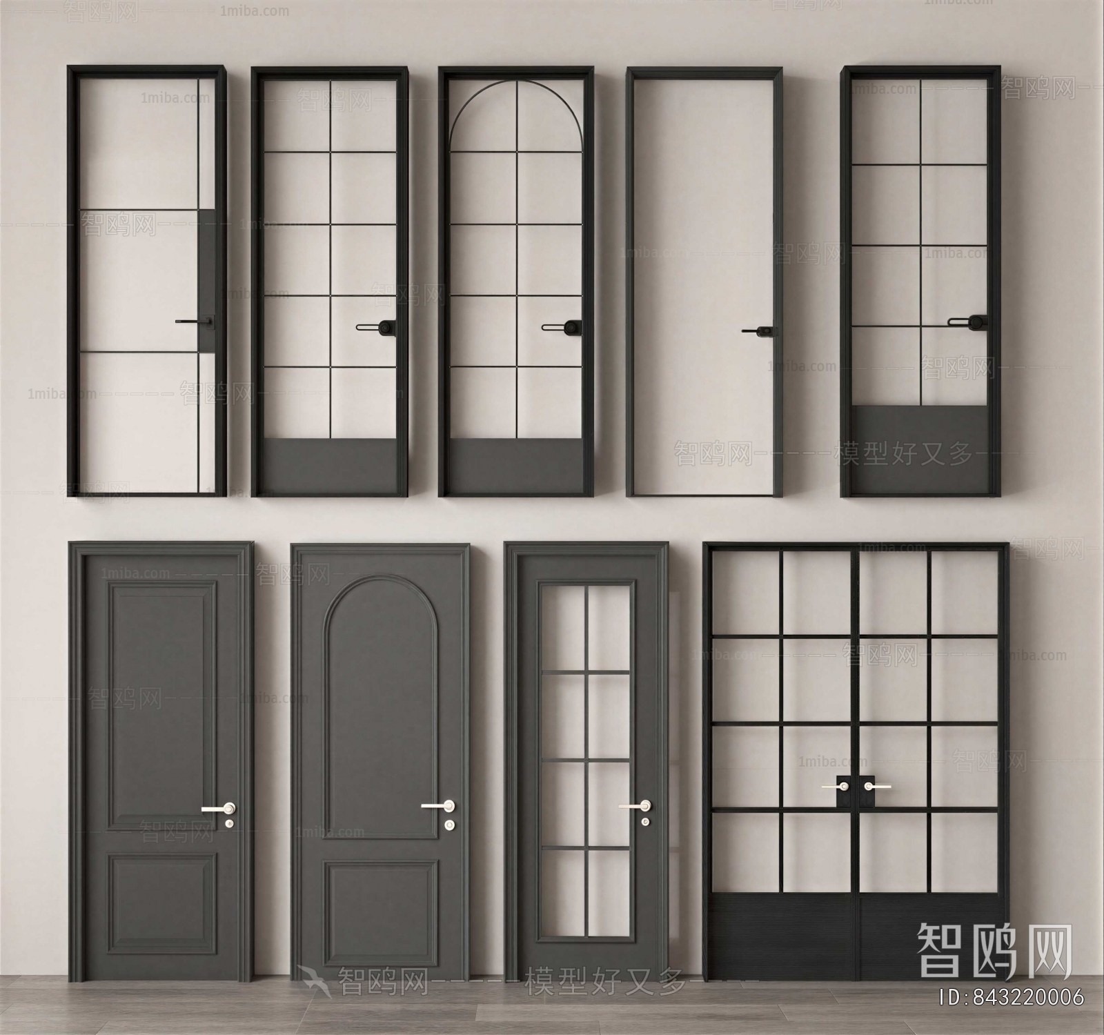 French Style Single Door