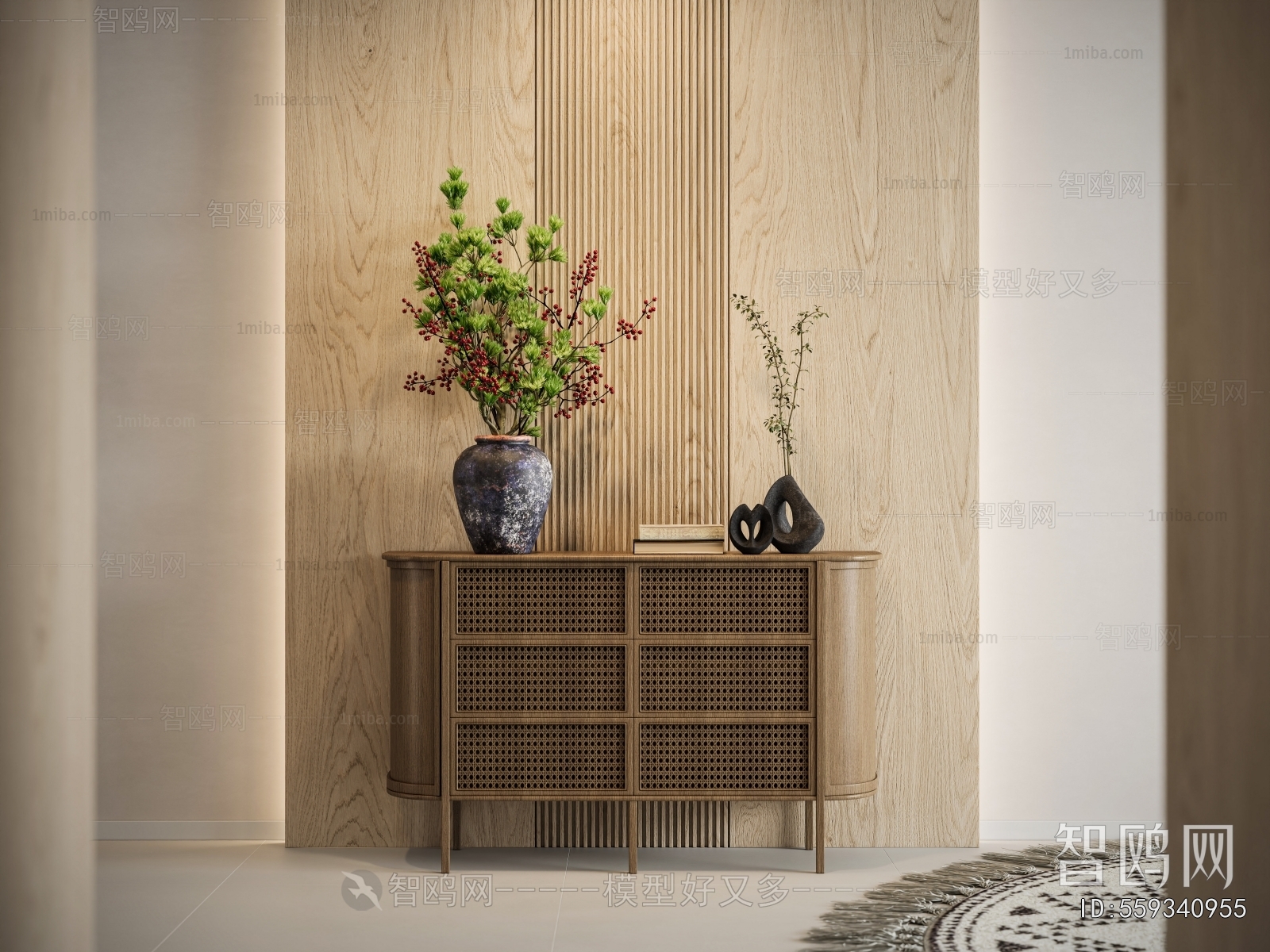 Modern Entrance Cabinet