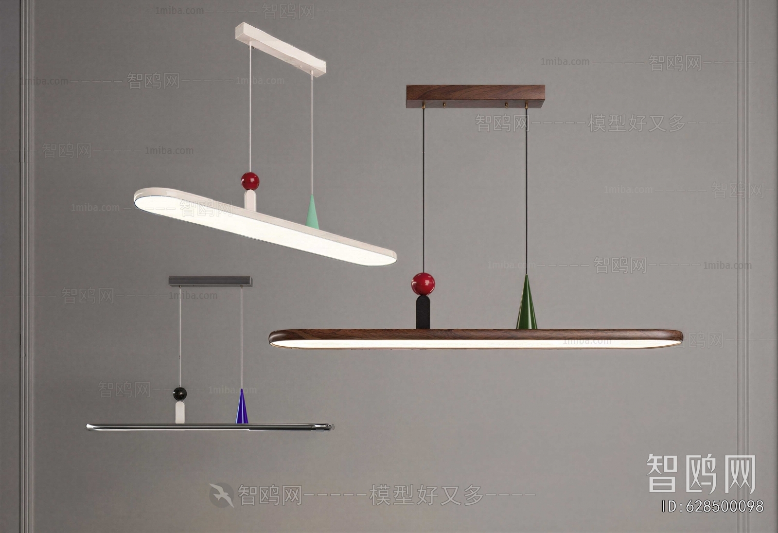 Modern Long Chandelier