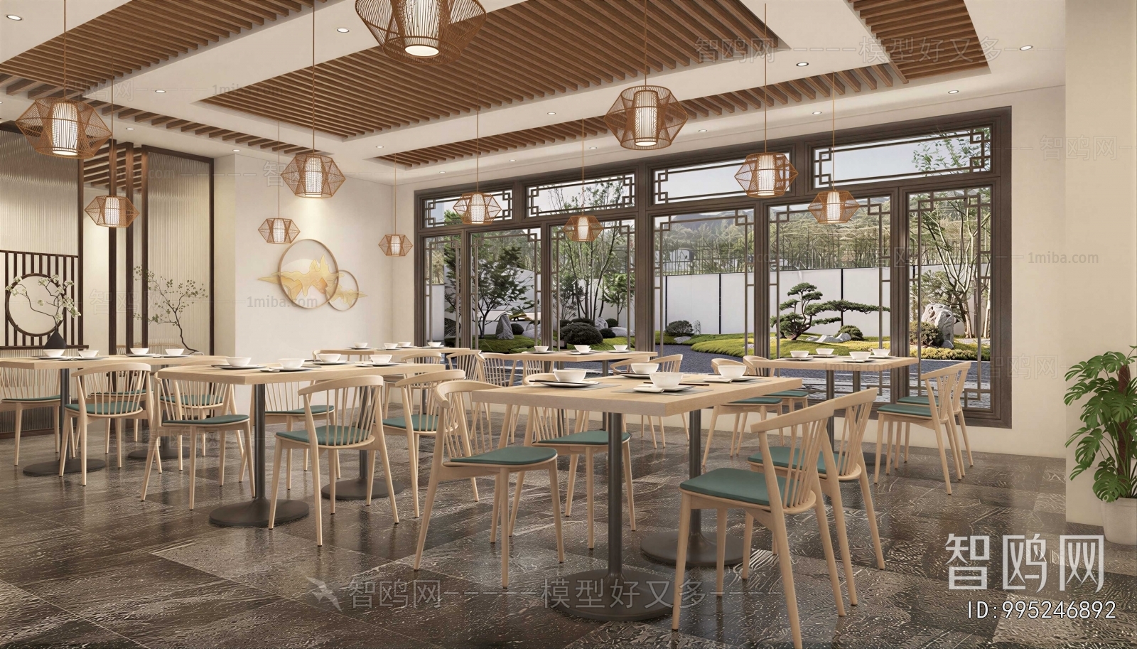 New Chinese Style Dining Room