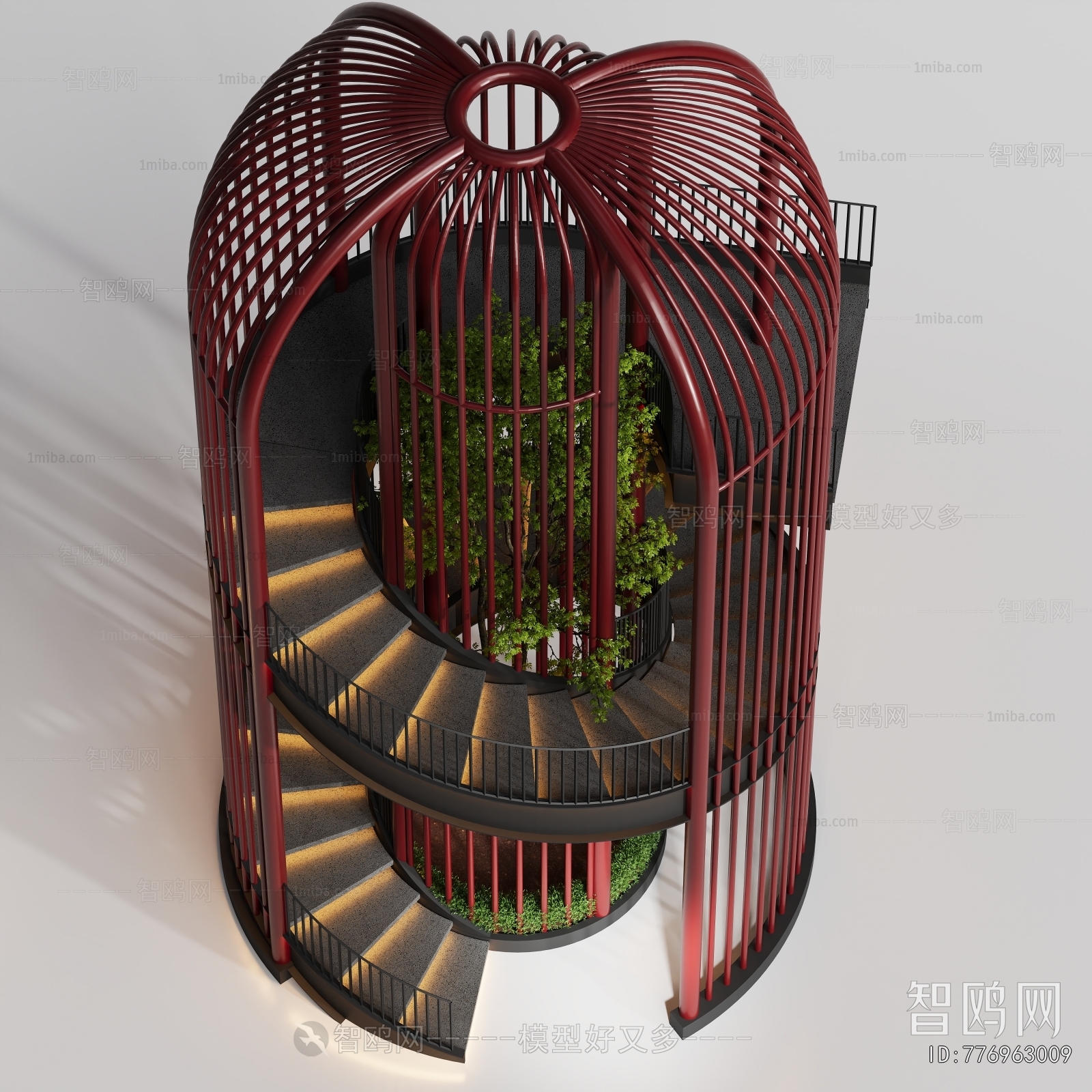Modern Rotating Staircase