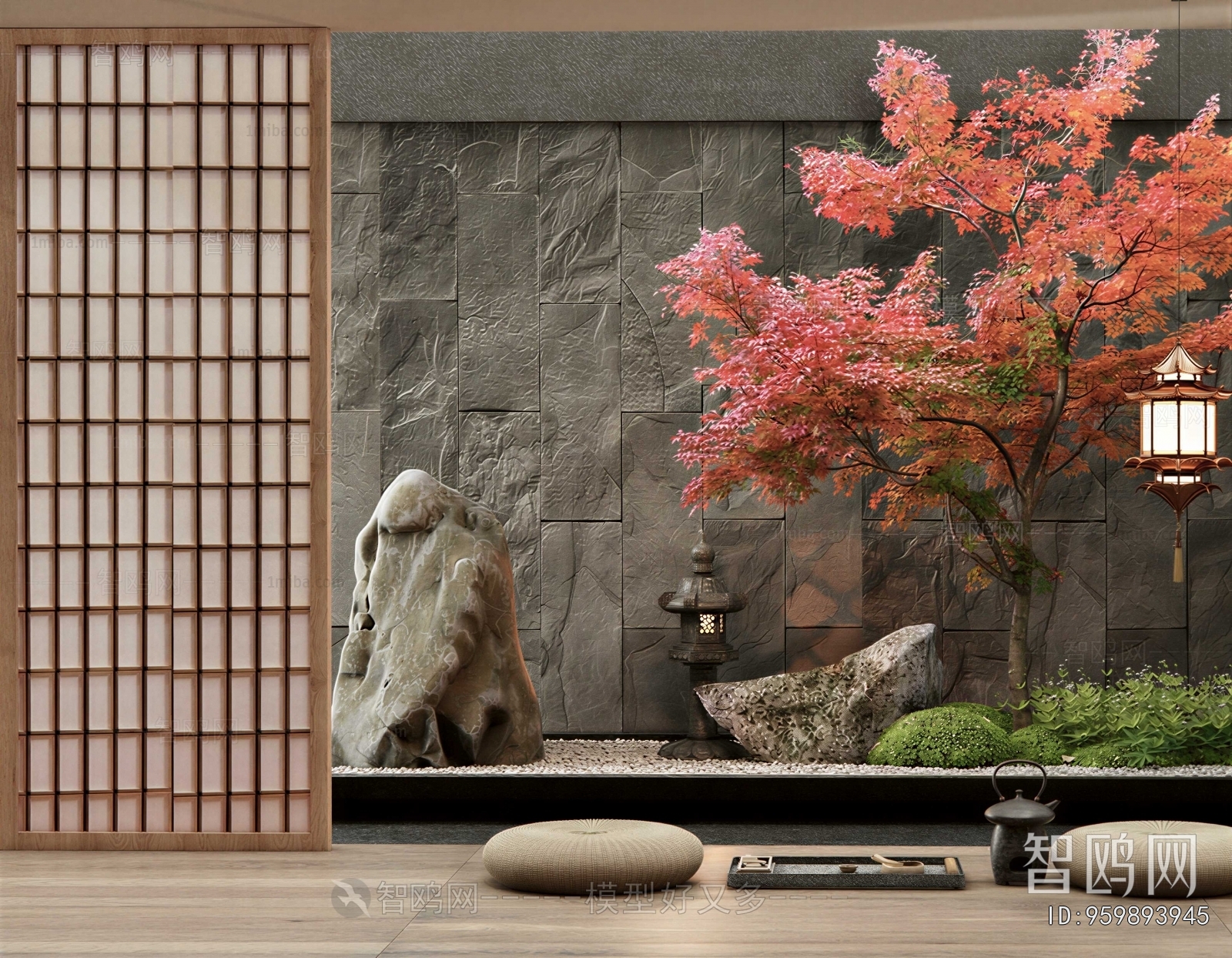 New Chinese Style Plant Landscaping