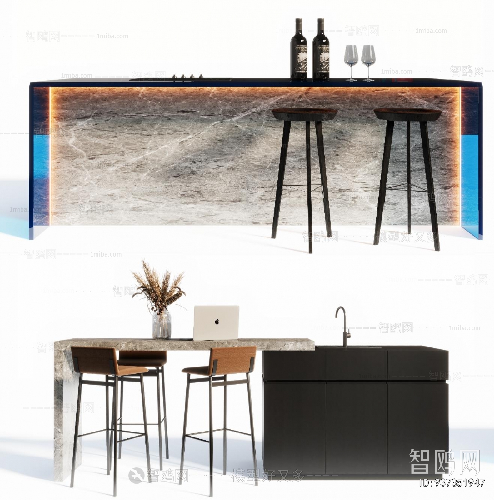 Modern Counter Bar