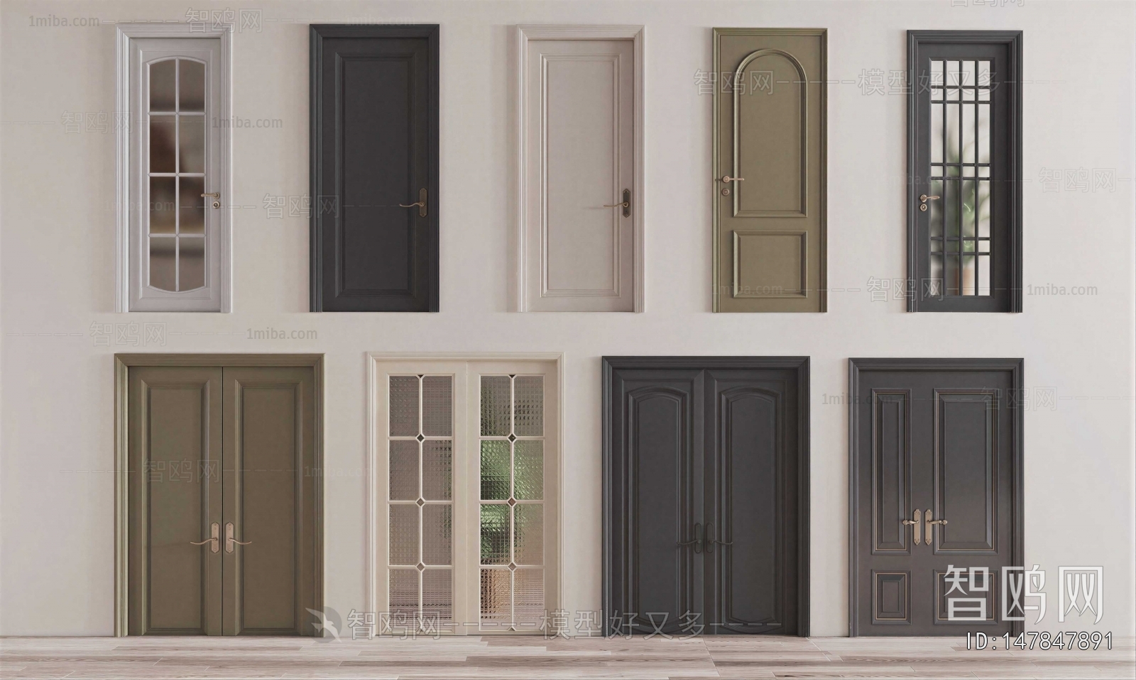 French Style Single Door