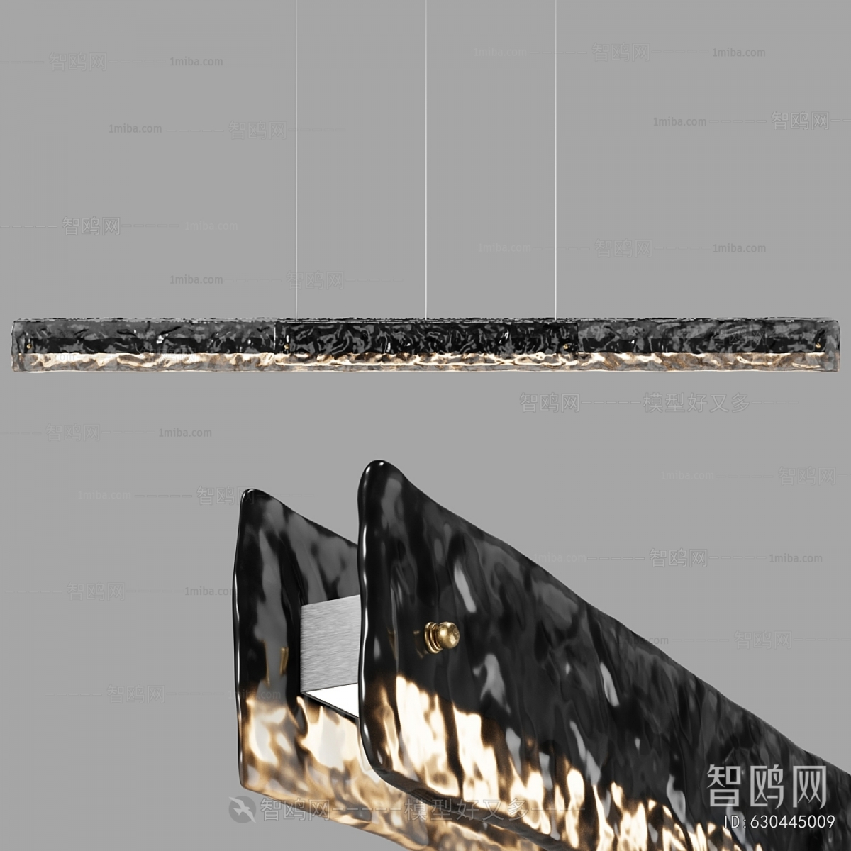 Modern Long Chandelier